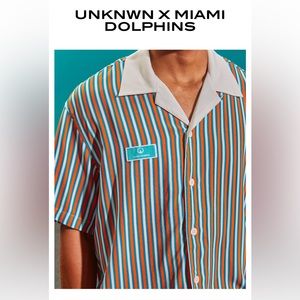 Miami Dolphins NFL button down from Unknwn the store